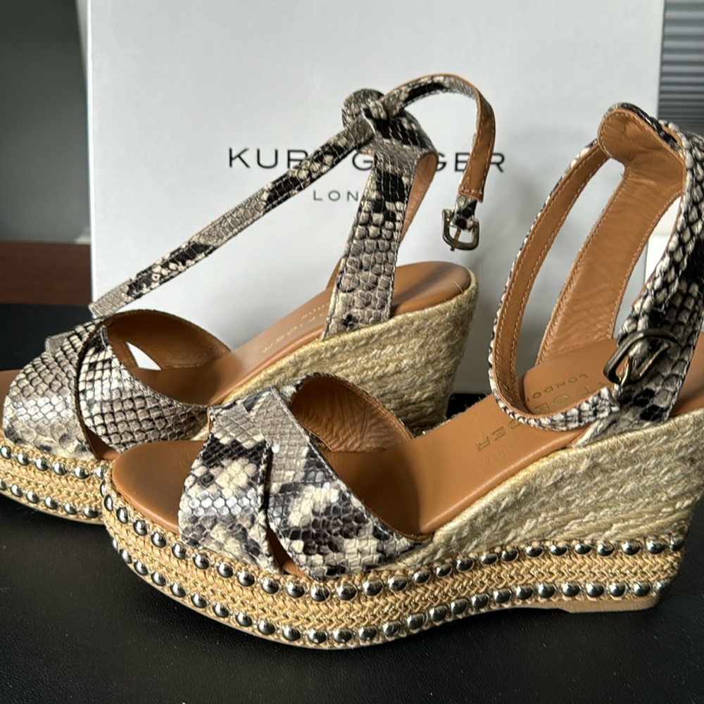 Kurt Geiger Platform Wedges New in Box Size 8.5